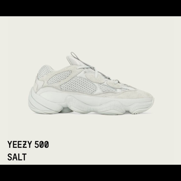 NEW IN BOX YEEZY BOOST 500 SALT SIZE 10
